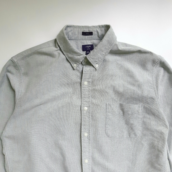 J. Crew Slim Fit long-sleeved oxford button down shirt - Picture 2 of 9
